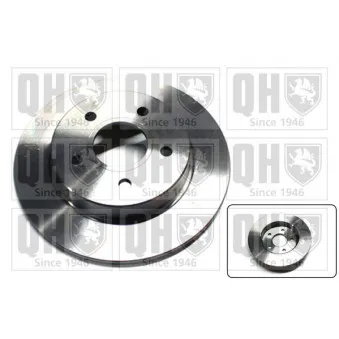 Jeu de 2 disques de frein arrière QUINTON HAZELL OEM 1223543