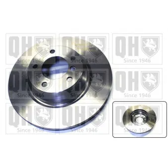 Jeu de 2 disques de frein avant QUINTON HAZELL OEM 34116764645