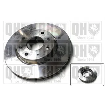 Jeu de 2 disques de frein avant QUINTON HAZELL OEM 517122F100