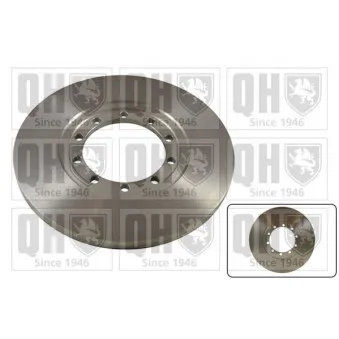 Jeu de 2 disques de frein arrière QUINTON HAZELL OEM 2262937