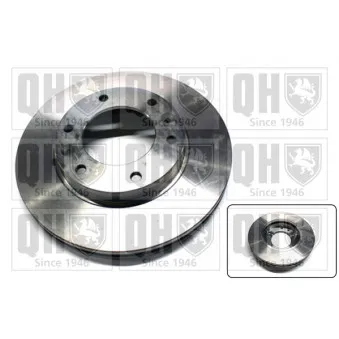 Jeu de 2 disques de frein avant QUINTON HAZELL OEM 517124D000