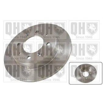 Jeu de 2 disques de frein arrière QUINTON HAZELL OEM 584112F100