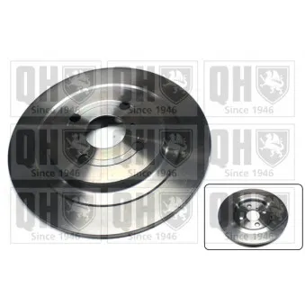 Jeu de 2 disques de frein arrière QUINTON HAZELL OEM 424310D060000