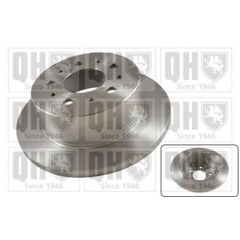 Jeu de 2 disques de frein arrière QUINTON HAZELL OEM 1607880480