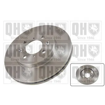 Jeu de 2 disques de frein avant QUINTON HAZELL OEM 45251S6FE10
