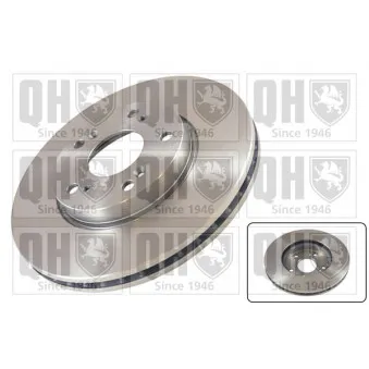 Jeu de 2 disques de frein avant QUINTON HAZELL OEM 45251S1AE40