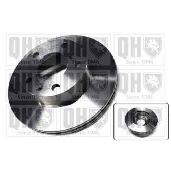 QUINTON HAZELL BDC5699 - Jeu de 2 disques de frein avant