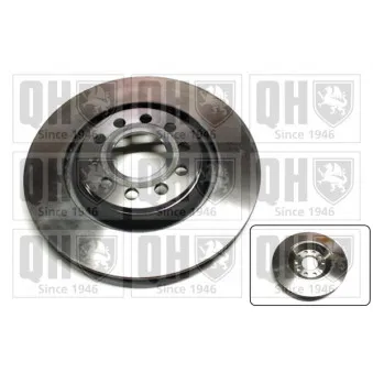 Jeu de 2 disques de frein arrière QUINTON HAZELL BDC5706 pour FORD TRANSIT RS4 quattro - 420cv
