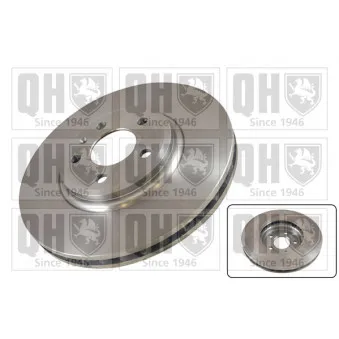 Jeu de 2 disques de frein avant QUINTON HAZELL OEM 8K0615301A