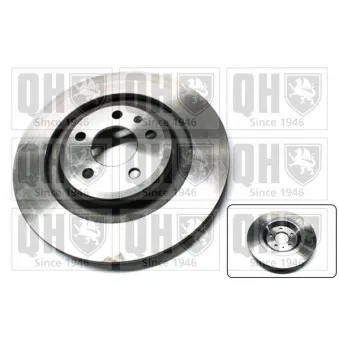 Jeu de 2 disques de frein arrière QUINTON HAZELL OEM 8W0615601K