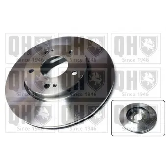 Jeu de 2 disques de frein avant QUINTON HAZELL OEM MR510967