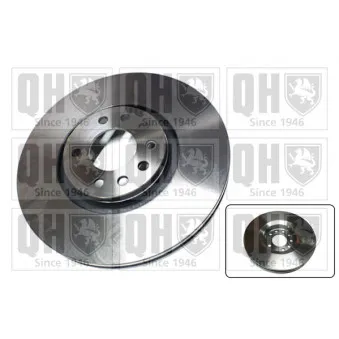 Jeu de 2 disques de frein avant QUINTON HAZELL OEM 93185817