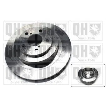 Jeu de 2 disques de frein arrière QUINTON HAZELL OEM 26700AE030