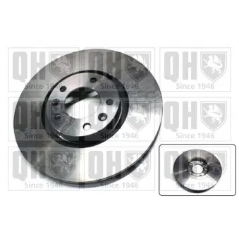 Jeu de 2 disques de frein arrière QUINTON HAZELL OEM 424911