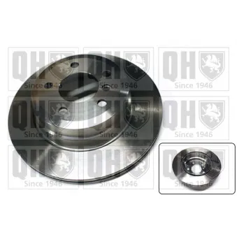 Jeu de 2 disques de frein arrière QUINTON HAZELL OEM 34216868940