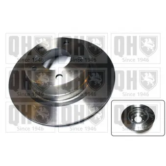Jeu de 2 disques de frein arrière QUINTON HAZELL OEM 34216778051