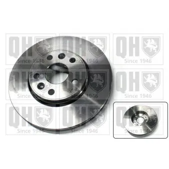 Jeu de 2 disques de frein avant QUINTON HAZELL OEM 7701208848