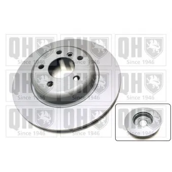 Jeu de 2 disques de frein avant QUINTON HAZELL OEM 34116794429