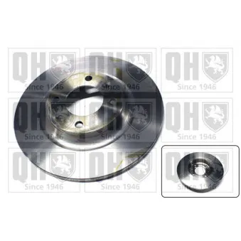Jeu de 2 disques de frein arrière QUINTON HAZELL OEM 4249F7