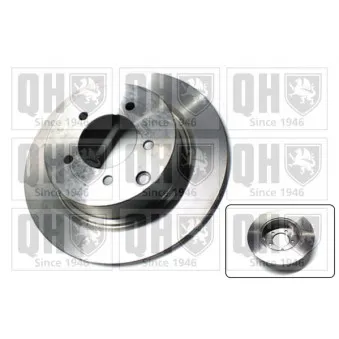 Jeu de 2 disques de frein arrière QUINTON HAZELL OEM 4743999AB