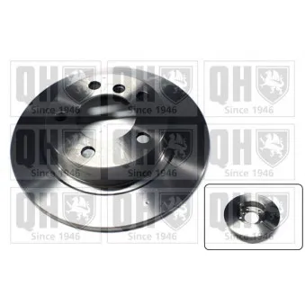 Jeu de 2 disques de frein arrière QUINTON HAZELL OEM 34209804830