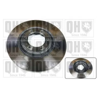 QUINTON HAZELL BDC6107 - Jeu de 2 disques de frein avant