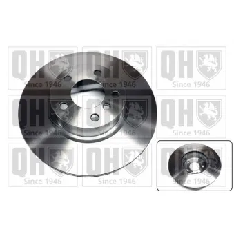 Jeu de 2 disques de frein avant QUINTON HAZELL OEM 34106879122