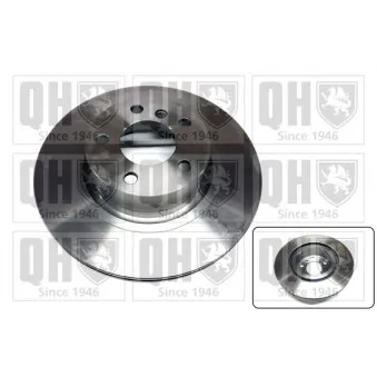 Jeu de 2 disques de frein arrière QUINTON HAZELL OEM 34206886482