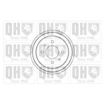 QUINTON HAZELL BDR287 - Tambour de frein