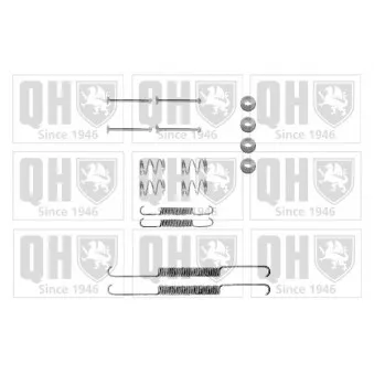 QUINTON HAZELL BFK203 - Kit d'accessoires, mâchoire de frein