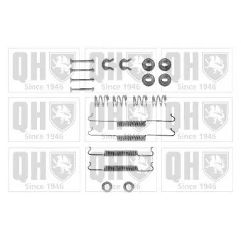 Kit d'accessoires, mâchoire de frein METZGER 105-0522