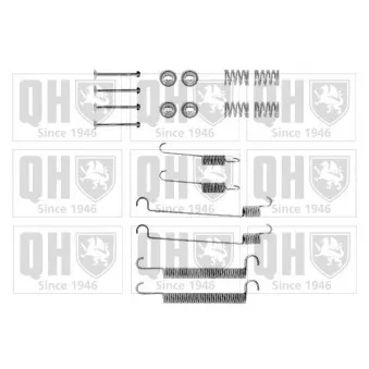 Kit d'accessoires, mâchoire de frein QUINTON HAZELL BFK214
