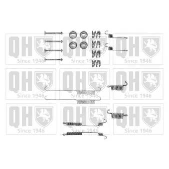 QUINTON HAZELL BFK237 - Kit d'accessoires, mâchoire de frein