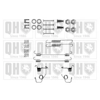 QUINTON HAZELL BFK247 - Kit d'accessoires, mâchoire de frein