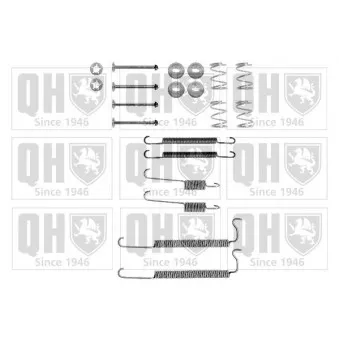 QUINTON HAZELL BFK251 - Kit d'accessoires, mâchoire de frein