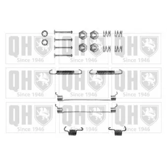 Kit d'accessoires, mâchoire de frein QUICK BRAKE 105-0547