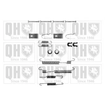 Kit d'accessoires, mâchoire de frein METZGER 105-0653