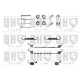 QUINTON HAZELL BFK266 - Kit d'accessoires, mâchoire de frein