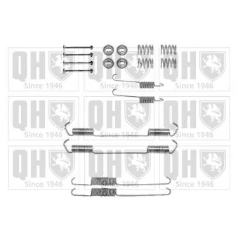 Kit d'accessoires, mâchoire de frein QUICK BRAKE 105-0689