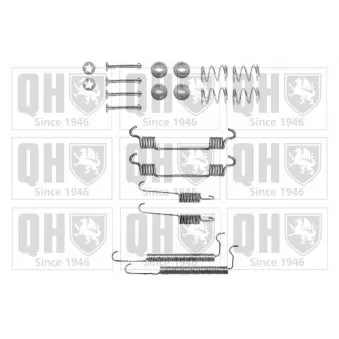 Kit d'accessoires, mâchoire de frein QUINTON HAZELL BFK290