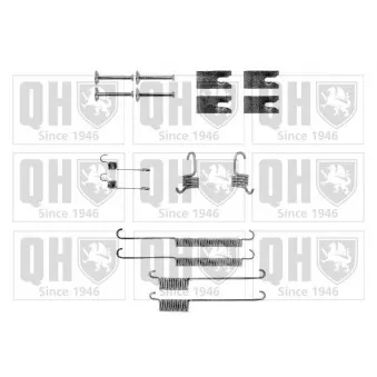 QUINTON HAZELL BFK294 - Kit d'accessoires, mâchoire de frein