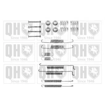 Kit d'accessoires, mâchoire de frein METZGER 105-0681