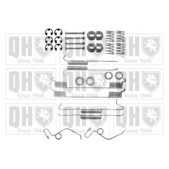 Kit d'accessoires, mâchoire de frein QUINTON HAZELL BFK341