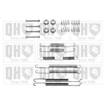 QUINTON HAZELL BFK361 - Kit d'accessoires, mâchoire de frein