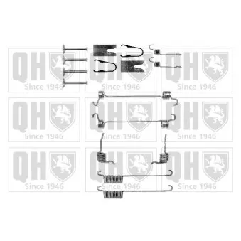 QUINTON HAZELL BFK397 - Kit d'accessoires, mâchoire de frein