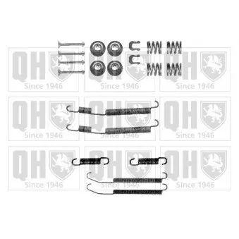 Kit d'accessoires, mâchoire de frein HERTH+BUSS JAKOPARTS J3567000