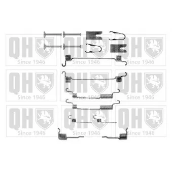 QUINTON HAZELL BFK410 - Kit d'accessoires, mâchoire de frein