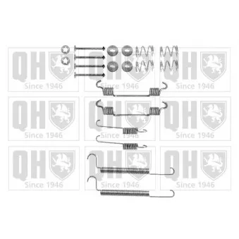 Kit d'accessoires, mâchoire de frein QUINTON HAZELL BFK412 pour MAN E2000 1.7 CDTI - 125cv