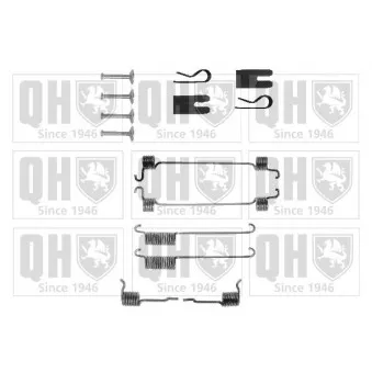QUINTON HAZELL BFK415 - Kit d'accessoires, mâchoire de frein
