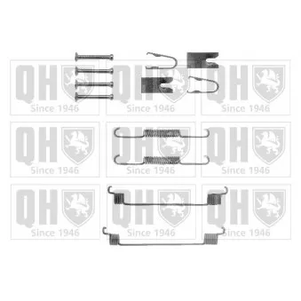 QUINTON HAZELL BFK418 - Kit d'accessoires, mâchoire de frein